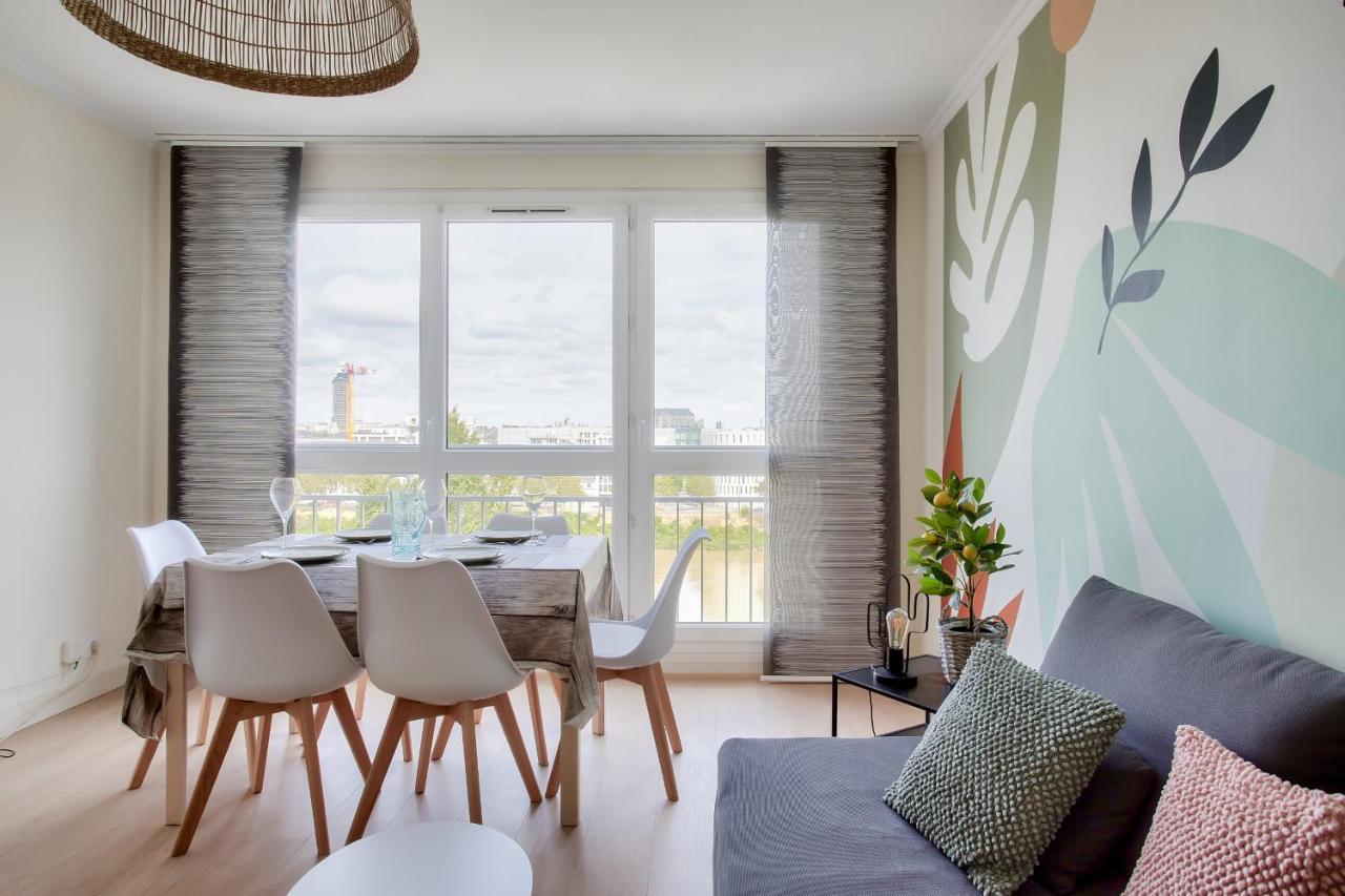 Escapade Sur L'Ile De Nantes Avec Vue Sur La Loire Appartement Buitenkant foto